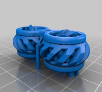 Fidget Gears Revolving V2 Print-in-Place 3D model