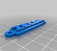 My Customized Jeep Keychain () 3D model