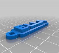 My Customized Jeep Keychain () 3D model