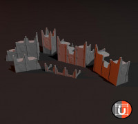 Space Zombies - Terrain Library 3D model