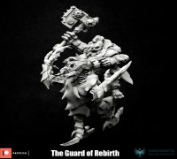 Space Dwarf Veteran 3D model