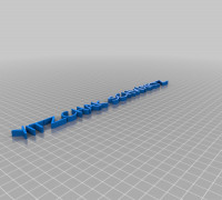 My Customized Text 3D model