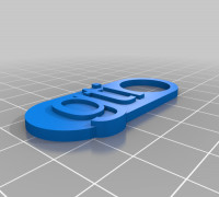 GTI keychain 3D model