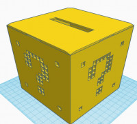 Question Block Tissue Box 3D model