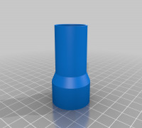 My Customized Customizer pipe adapter / hose fitting 3D model