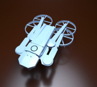 Drone from Division 2 3D model