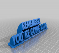 remember death 3D model