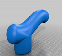 Cane Handle (For smaller hand) 3D model