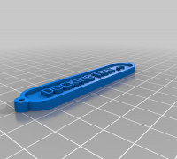 DOCKING TRAY PLAQUE 3D model
