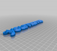 yourname keychain 3D model
