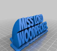 miss lord 3D model
