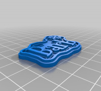 Barb Gift Tag 3D model