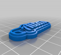 Atlas keychain 3D model