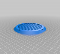 My Customized Simple  speaker grill 3D model