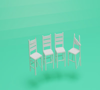 chairs for model (1/56) 3D model