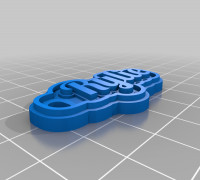 Rylie Keychain 3D model