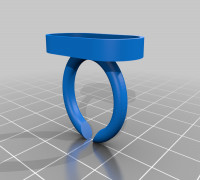 My Customized Text Ring 3D model