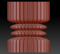 ripple triangle outlines shape 3D model
