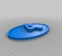 My Customized Street Number upper 3D model