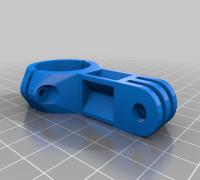 Bike back clamp 3D model