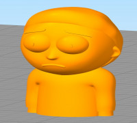 Morty Smith Bust 3D model