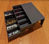 Board Game Bit Drawers V2 3D model