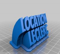 location leclerc 3D model