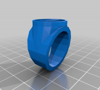 My Customized Geek Chic - Customizeable Bling 3D model