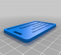 Renee Bag Tag 3D model