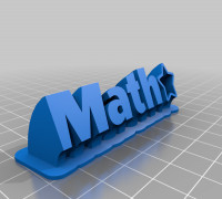 Math Star 3D model