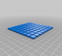 My Customized Chess Board (interlocking) 3D model