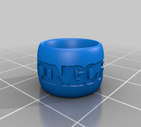 My Customized Engraved Rings 3D model