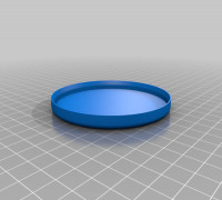 My Customized Parametric cup lid 3D model