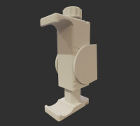 Ultimate tripod phone mount 3D model