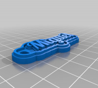 Llavero Miguel  3D model