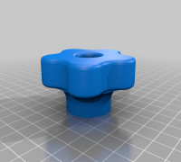 5 Star Knob M8 3D model