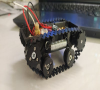 Mini tank RC 3D model