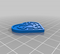  Maze heart generator 3D model