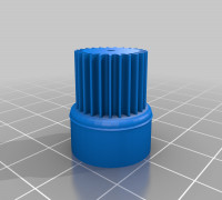 GT2-25tooth 5mm shaft 3D model