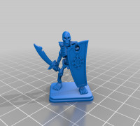 Heroquest Skeletons v2 3D model