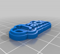 Jack Keychain Custom 3D model