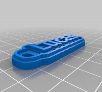 Lucas Keychain Custom 3D model
