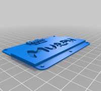 My Customized Hello Name Tag 3D model