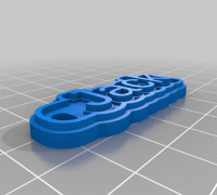 Jack Keychain 3D model