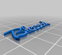 My Customized 3D name plate 3D model
