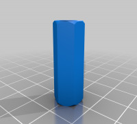 Tall nuts 3D model