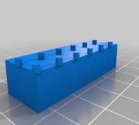 My Customized LEGO-Compatible Brick 3D model