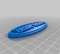 Babe Cave sign 3D model
