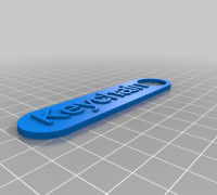My Customized Name Keychain (Customizer) 3D model