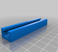 My Customized Parametric T-Track 120 3D model
